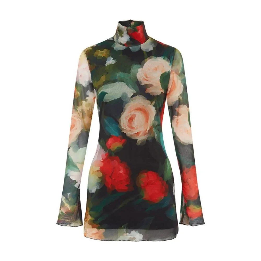 NWT Runaway The Label Jordi Mini Dress Asha Print Size Small - Picture 6 of 9